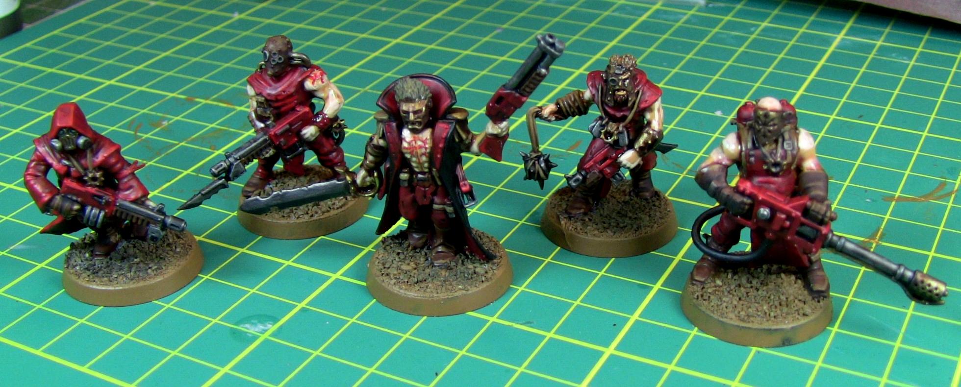 Cultists, Dark Vengeance, Warhammer 40,000 Cultist 9th paint